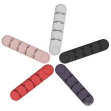 Cable Organizer Wire Winder Storage Holder Silicone Protector Management Cable Clips